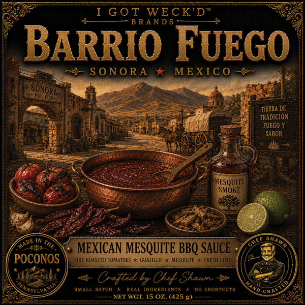 Barrio Fuego(TM) - Mexican Mesquite BBQ Sauce