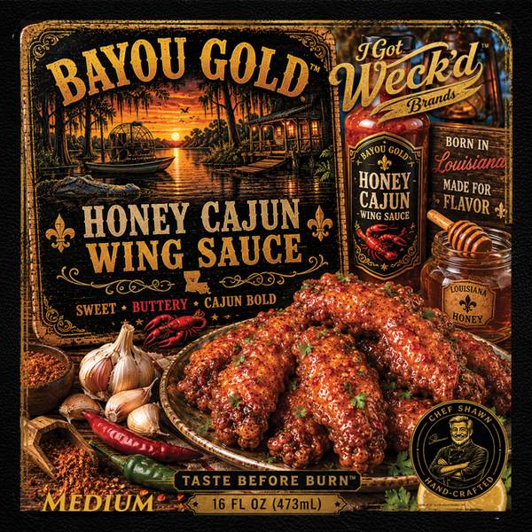 Bayou Gold™ – Honey Cajun Wing Sauce
