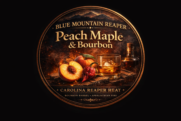 Blue Mountain Reaper - Bourbon Peach Hot Sauce