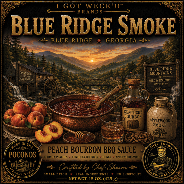 Blue Ridge™ – Georgia Peach Bourbon BBQ Sauce