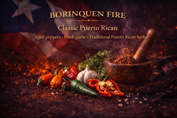Borinquen Fire - Puerto Rican Classic Hot Sauce