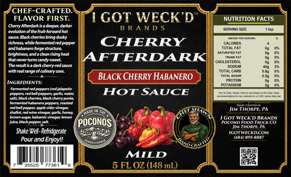 Cherry Afterdark - Black Cherry Habanero Hot Sauce