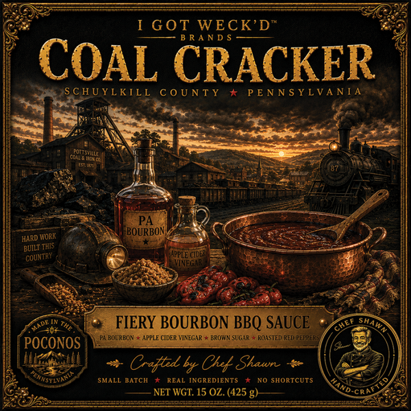 Coal Cracker™ Roasted Red Pepper Bourbon BBQ Sauce