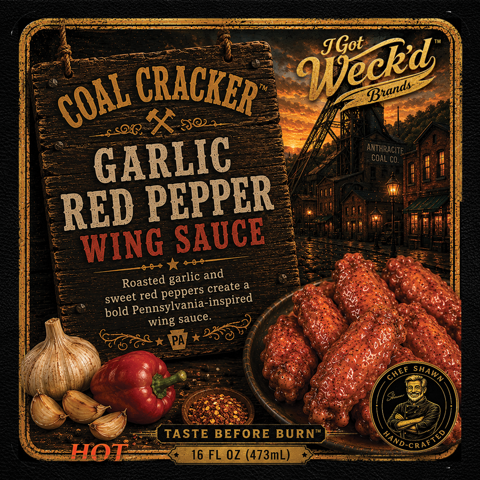 Coal Cracker - Garlic Red Pepper Wing Sauce