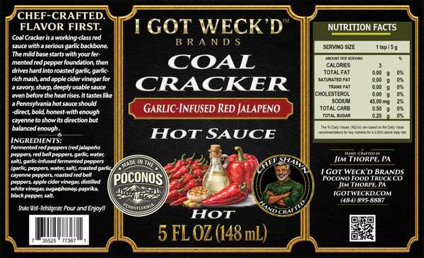 Coal Cracker - Garlic Inferno Hot Sauce