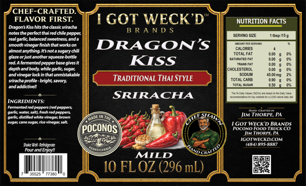 Dragon's Kiss - Sriracha Sauce