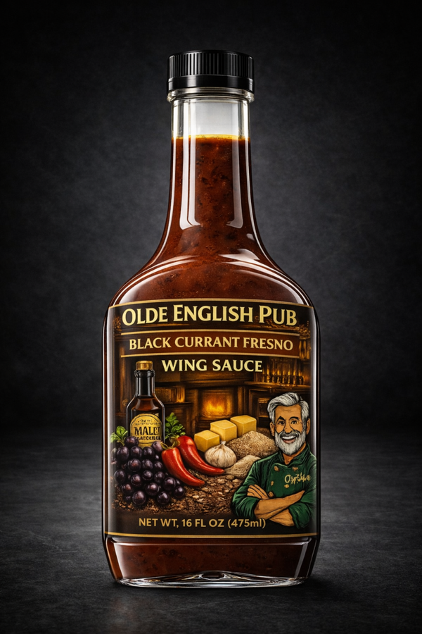 Olde English Pub - Black Currant & Malt Vinegar Wing Sauce
