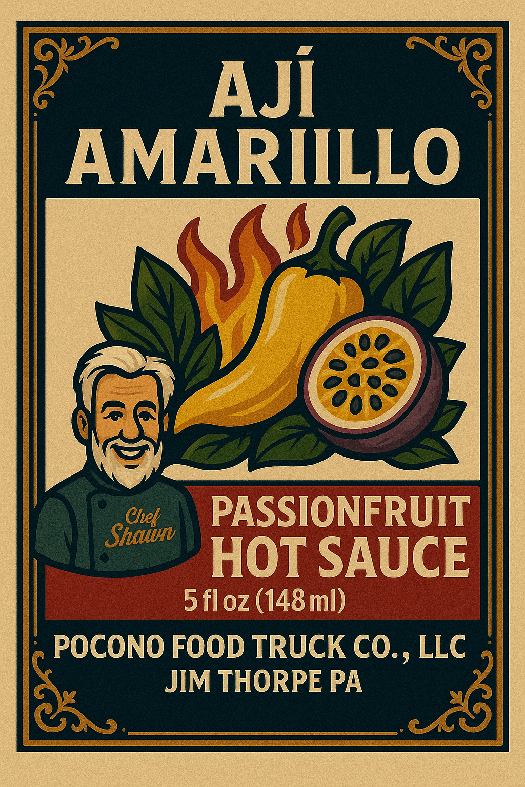 Ají Amarillo Passionfruit Hot Sauce