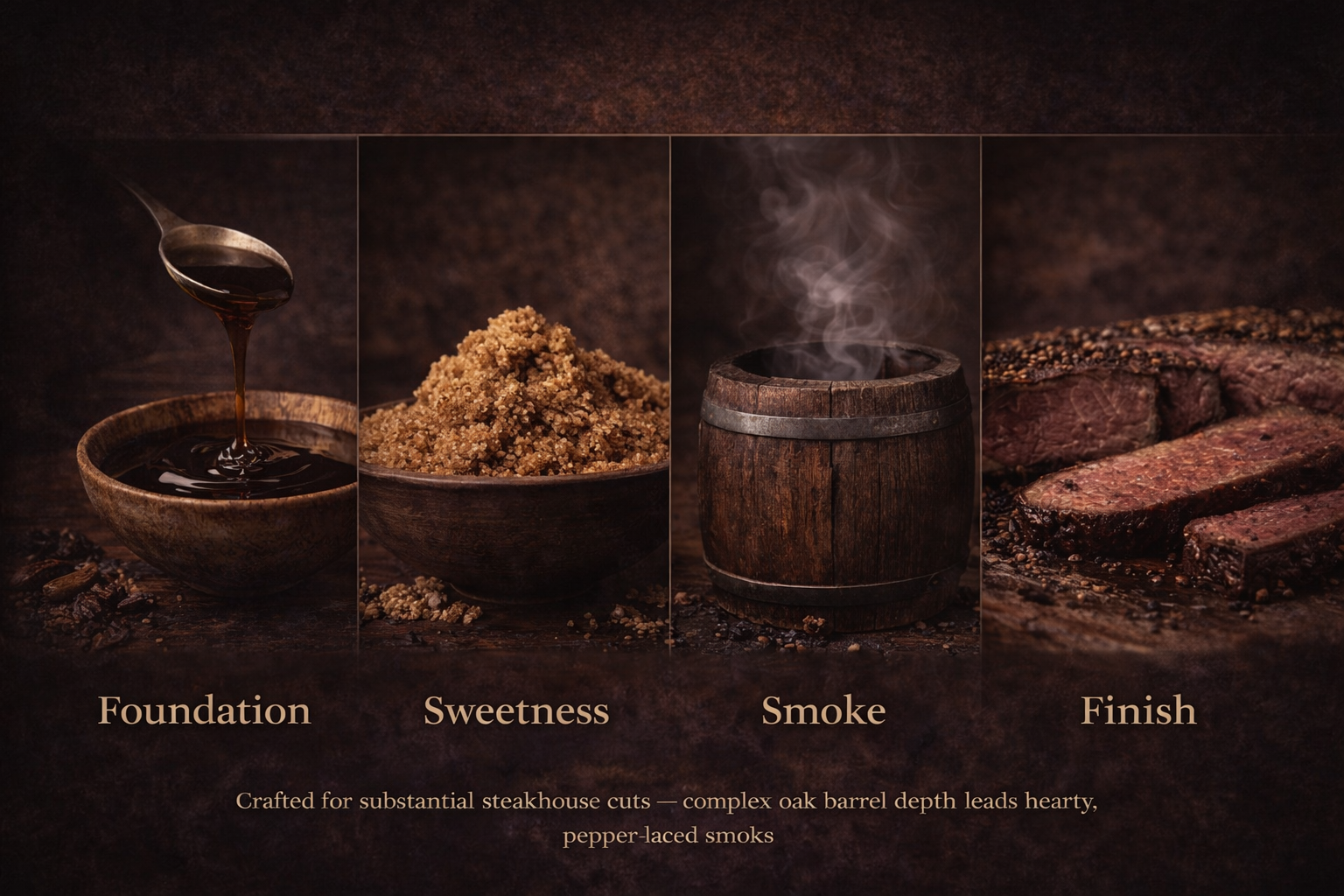 Four Pillars: Foundation, Sweetness, Smoke, Finish