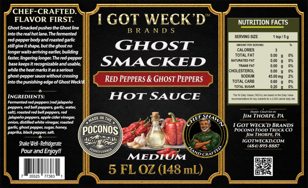 Ghost Smacked - Red Pepper Habanero Hot Sauce