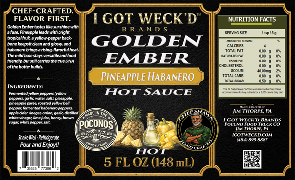 Golden Ember - Pineapple Habanero Hot Sauce