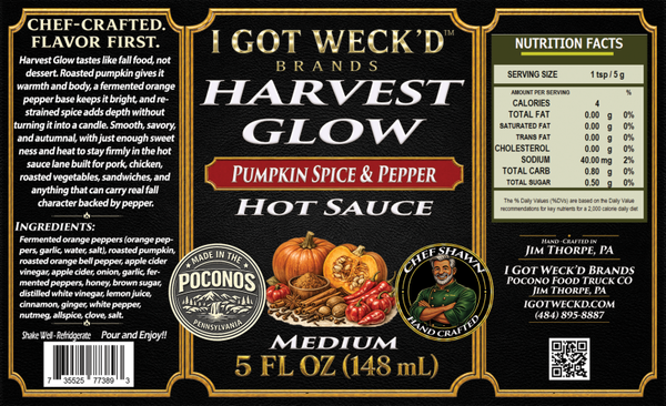 Harvest Glow - Pumpkin & Autumn Spiced Hot Sauce