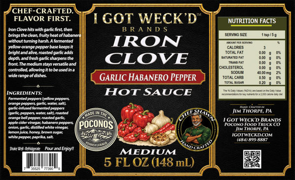 Iron Clove - Garlic Habanero Hot Sauce
