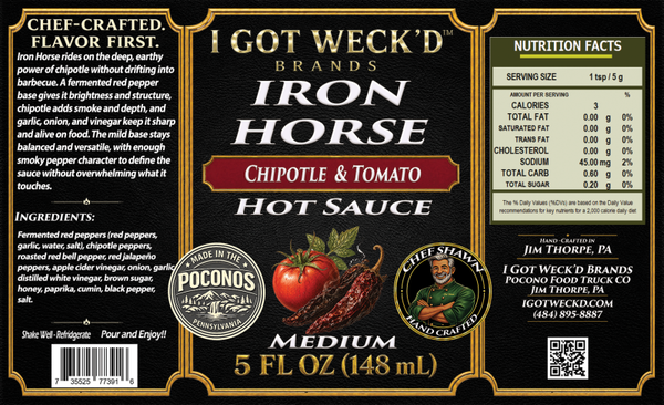 Iron Horse- Chipotle Ancho Hot Sauce