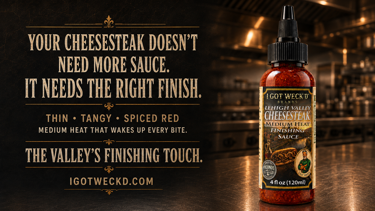 Lehigh Valley Red Cheesesteak Finishing Sauce—The Valley's finishing touch