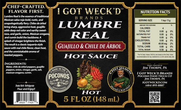 Lumbre Real - Guajillo & Arbol Hot Sauce