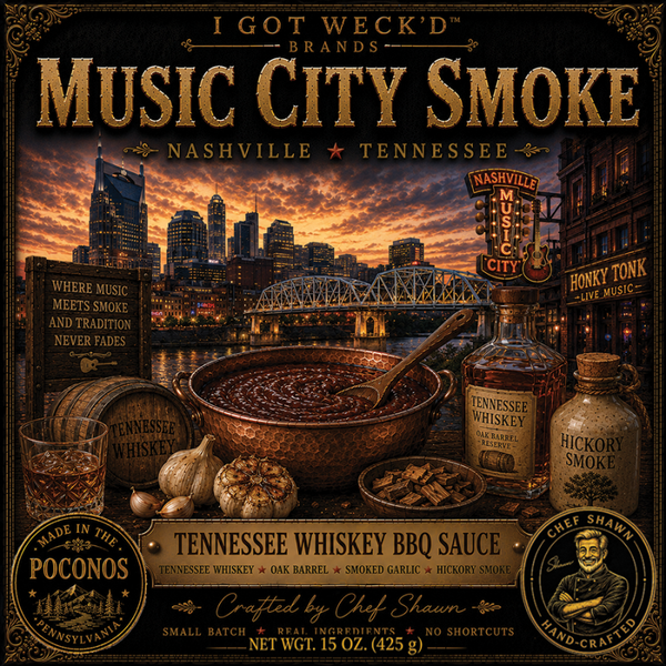 Music City Smoke™ – Tennessee Whiskey BBQ Sauce