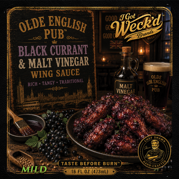 Olde English Pub - Black Currant & Malt Vinegar Wing Sauce