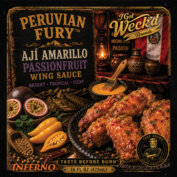 Peruvian Fury - Aji Amarillo Passionfruit Wing Sauce