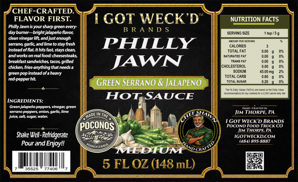 Philly Jawn - Jalapeño Serrano Hot Sauce