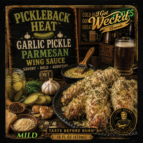 Pickleback Heat - Garlic Pickle Parmesan Wing Sauce