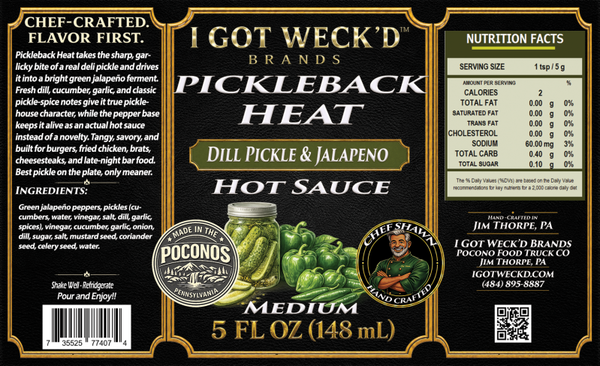 Pickleback Heat - Dill Pickle Jalapeno Hot Sauce