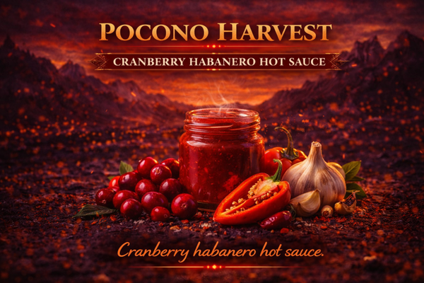 Pocono Harvest Ember - Cranberry Habanero Hot Sauce