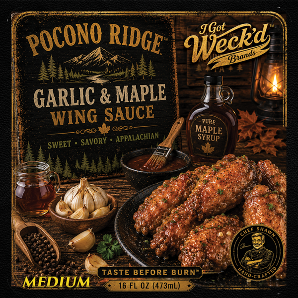 Pocono Ridge - Garlic & Maple Wing Sauce