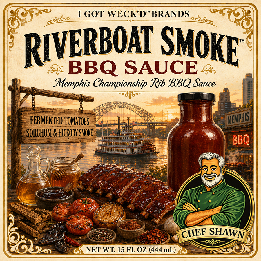 Riverboat Smoke™ – Memphis Championship Rib BBQ Sauce