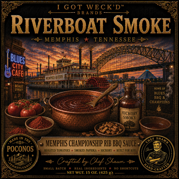 Riverboat Smoke™ – Memphis Championship Rib BBQ Sauce