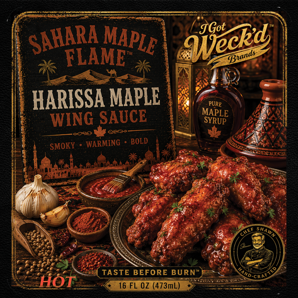 Sahara Maple Flame - Harissa Maple Wing Sauce