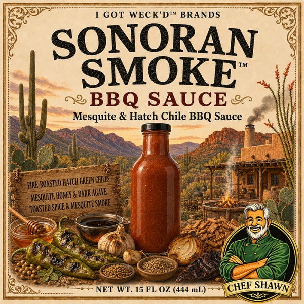 Sonoran Smoke™ – Mesquite & Hatch Chile BBQ Sauce