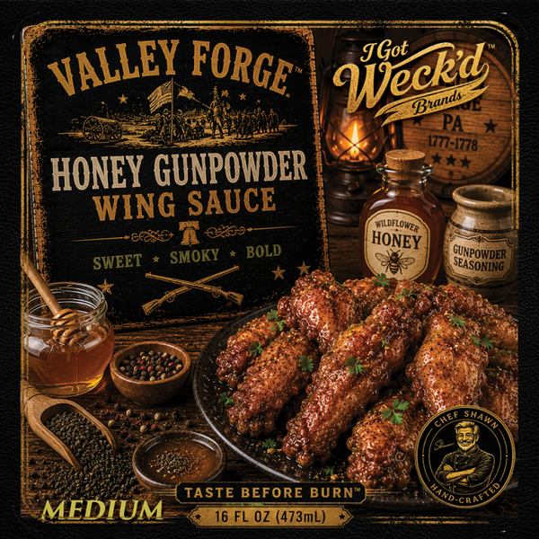 Valley Forge - Honey Gunpowder Wing Sauce