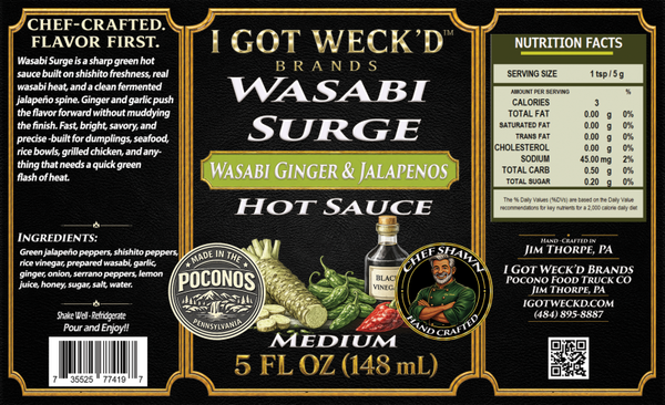 Wasabi Surge - Wasabi Lime Hot Sauce