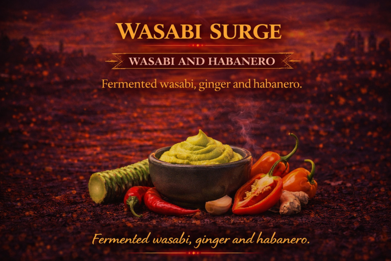 Wasabi Surge — Wasabi & Habanero Hot Sauce