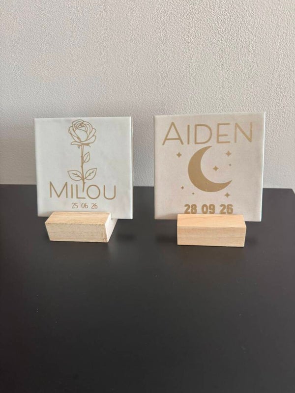 Geboortetegeltje eigen ontwerp