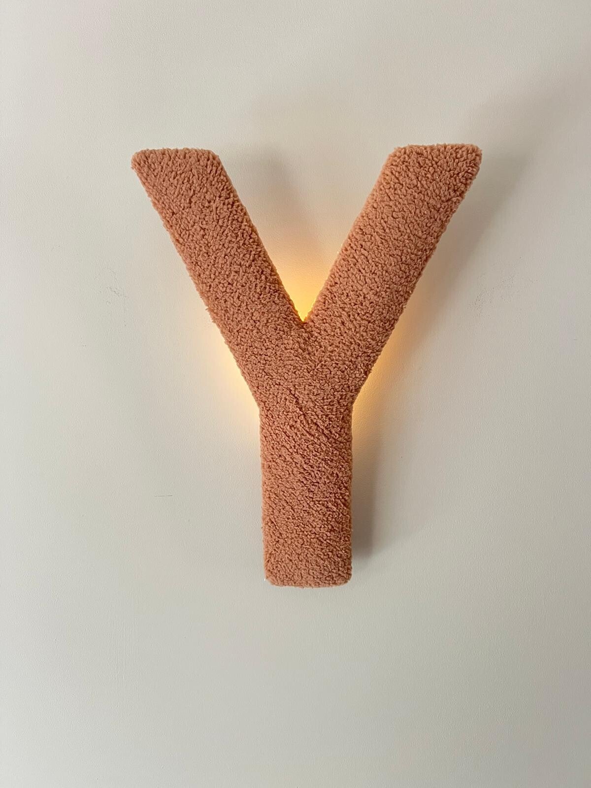 Letter wandlamp Large Teddy