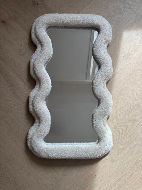 Spiegel teddy met dubbele rand