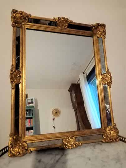 Miroir ancien à parecloses