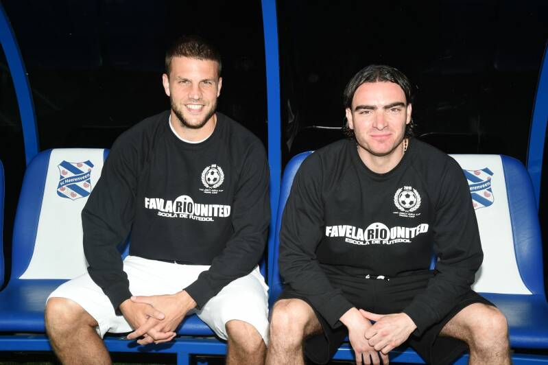 Founder Patrick Hoep, right and former team mate Joey van den Berg, left