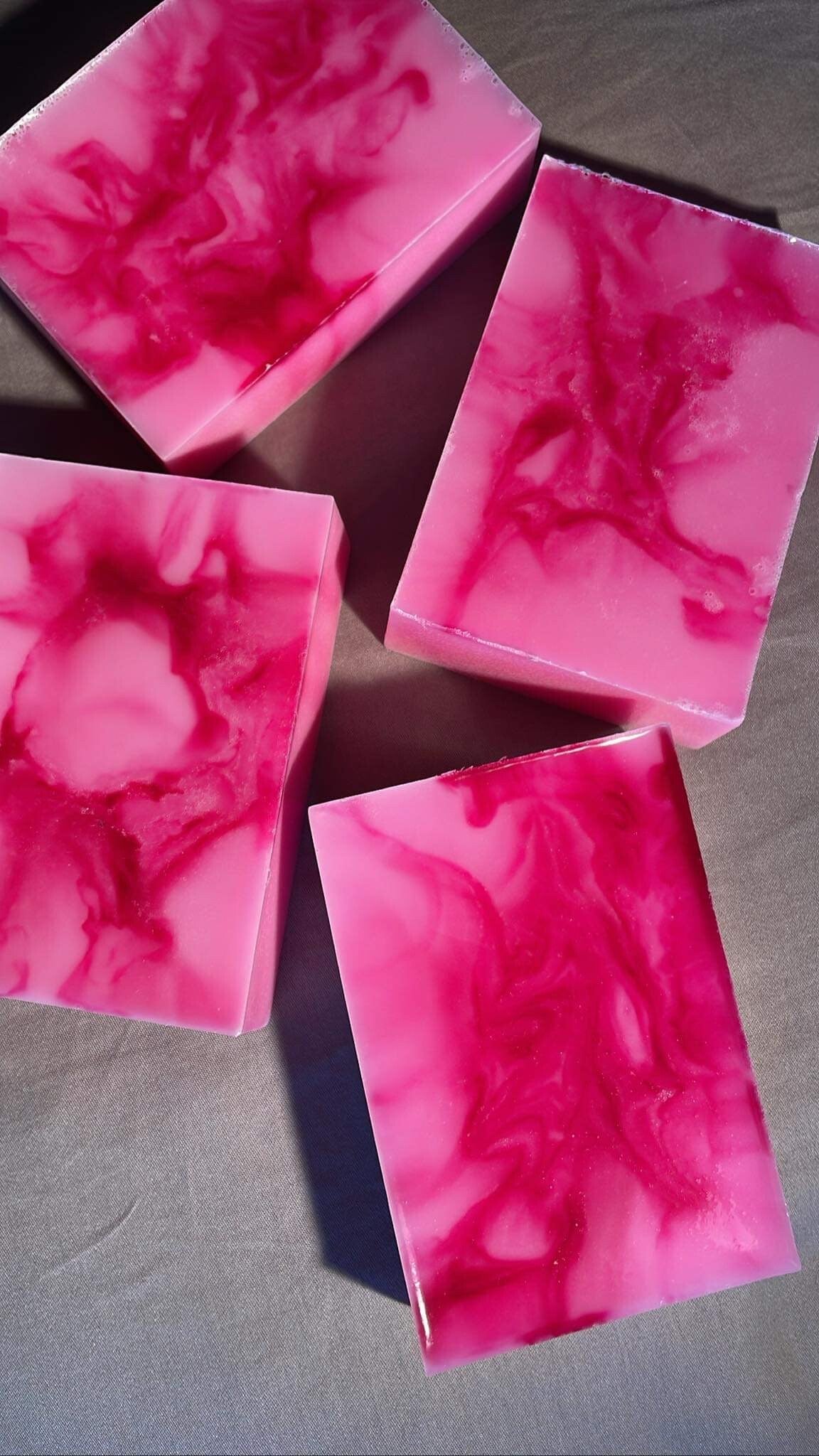 Roze marmer zeep