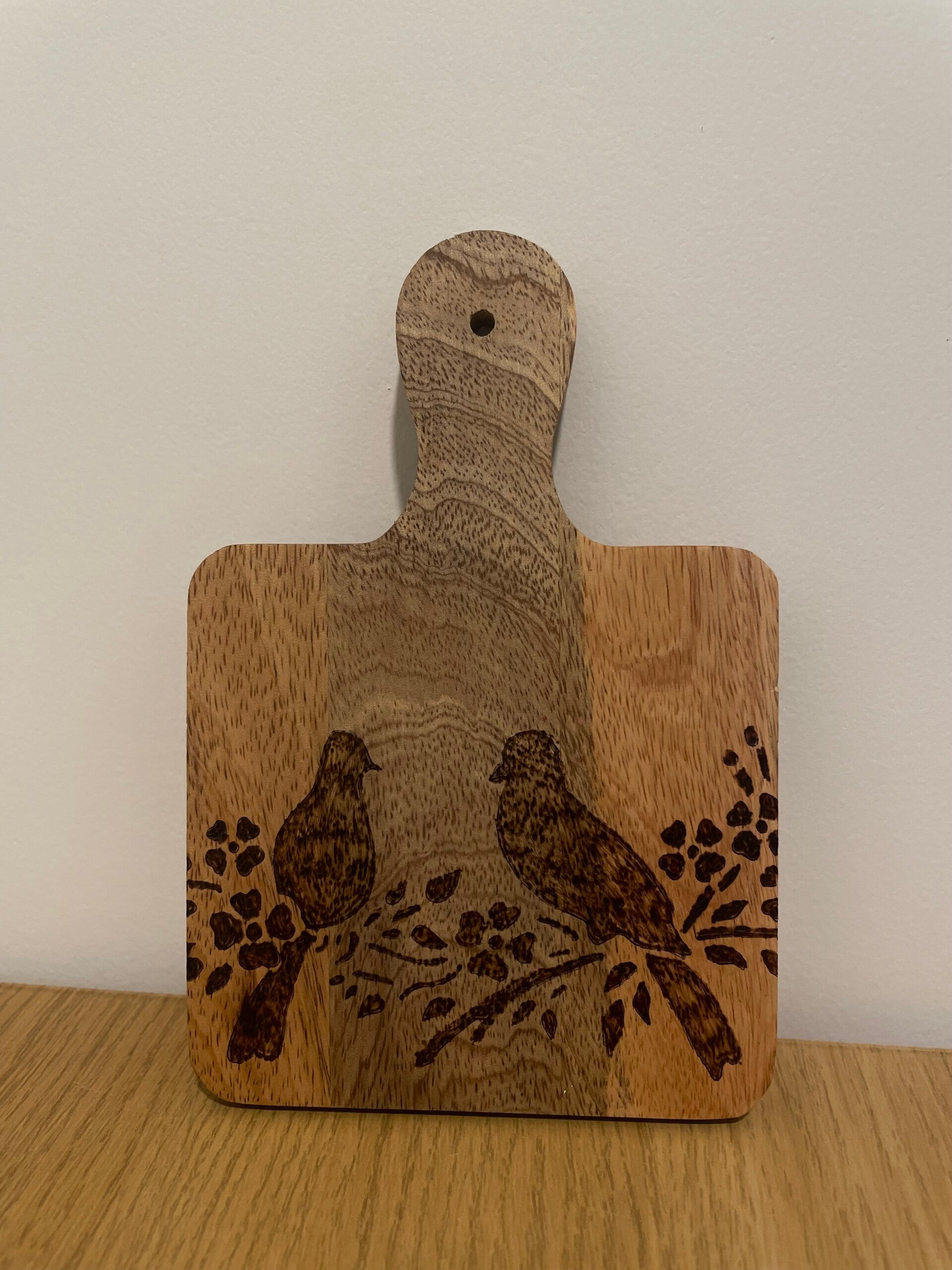 Mini borrelplank “love birds”