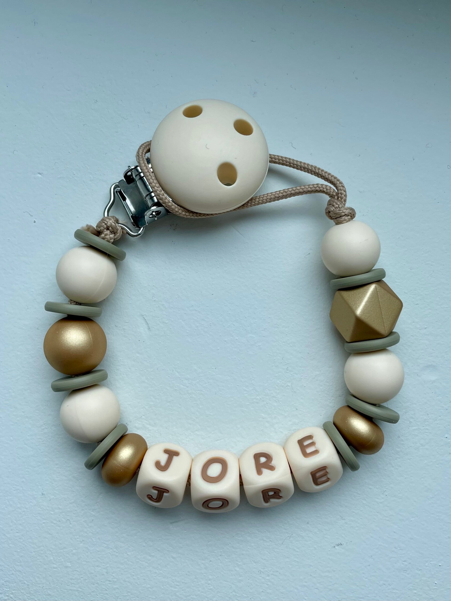 Speenkoord goud/beige