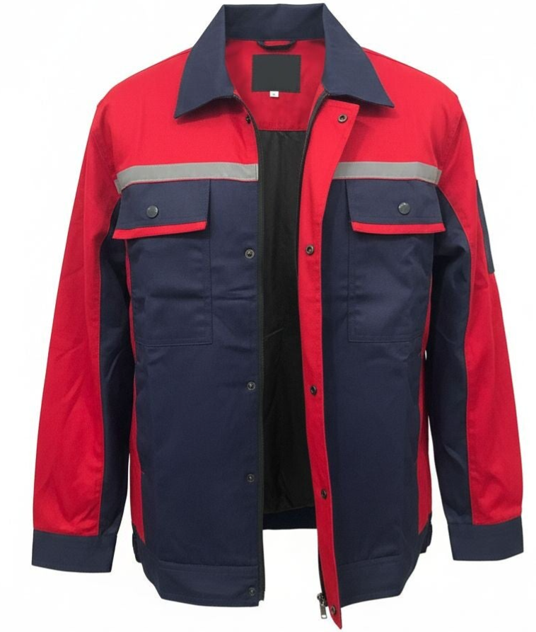 Heavy-Duty Work Shirt - Polyester/Cotton Cotton Drill
