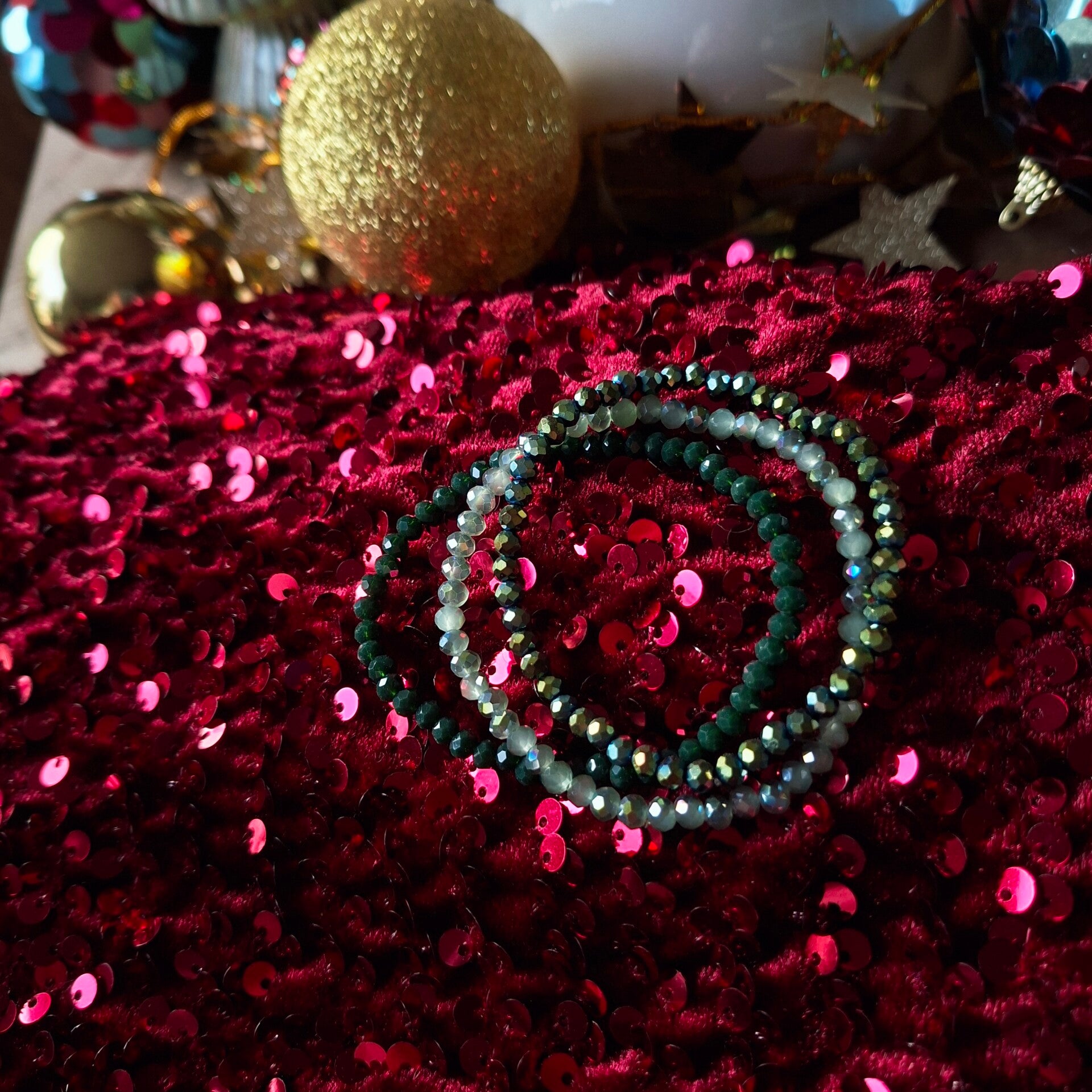 Setje strass armbandjes