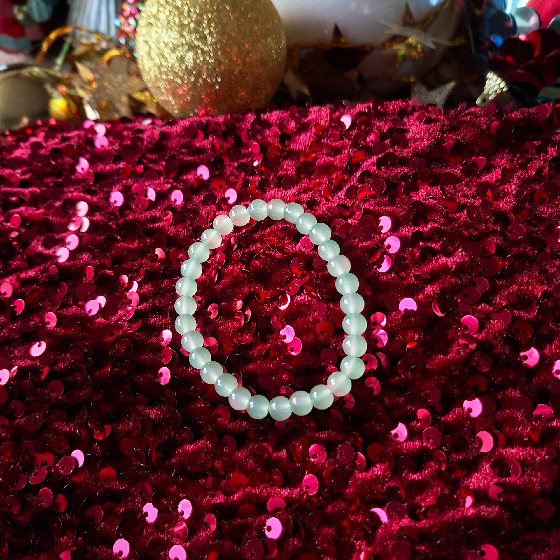 Lichtgroen armbandje