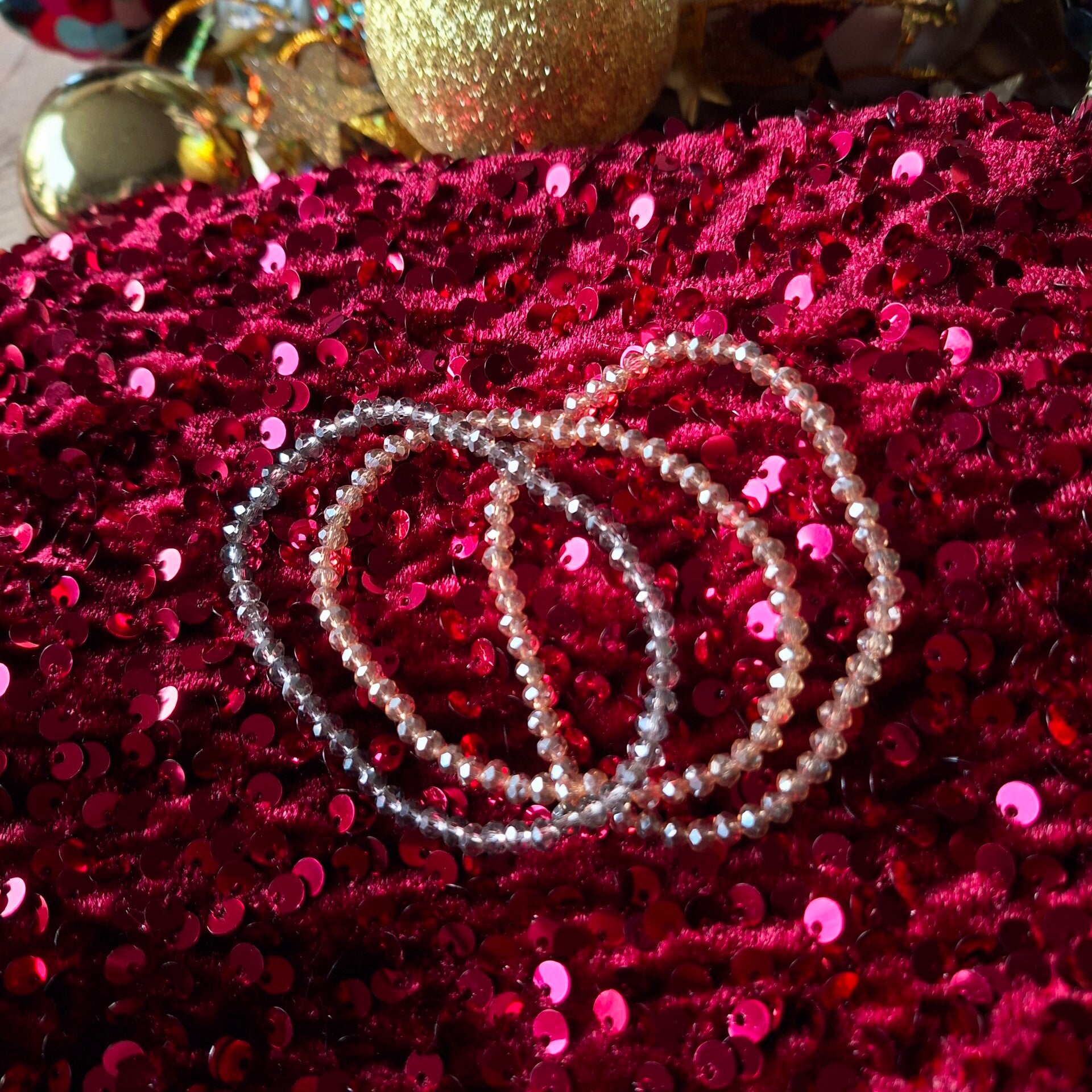 Setje strass armbandjes