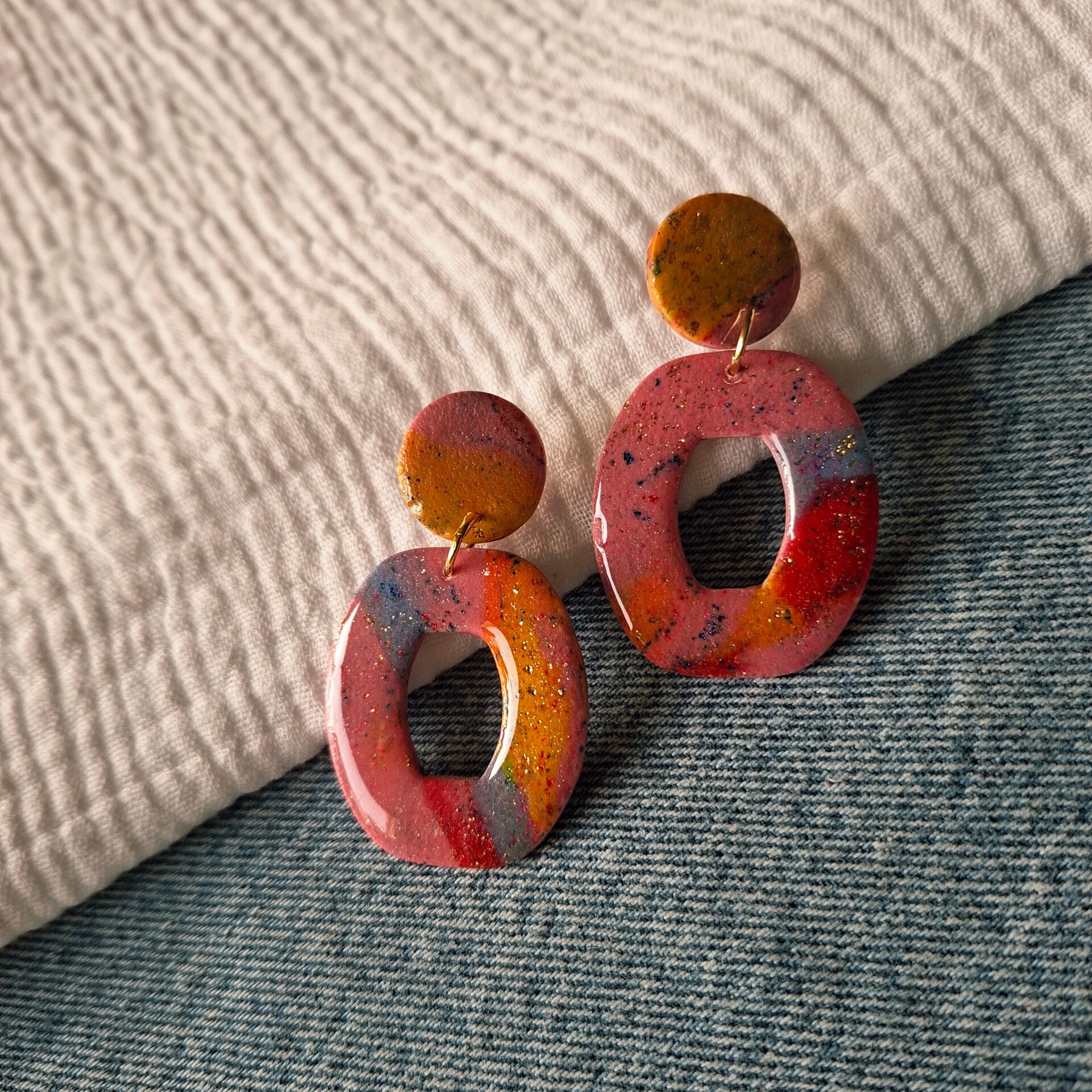 Oorbel Kleurenpracht