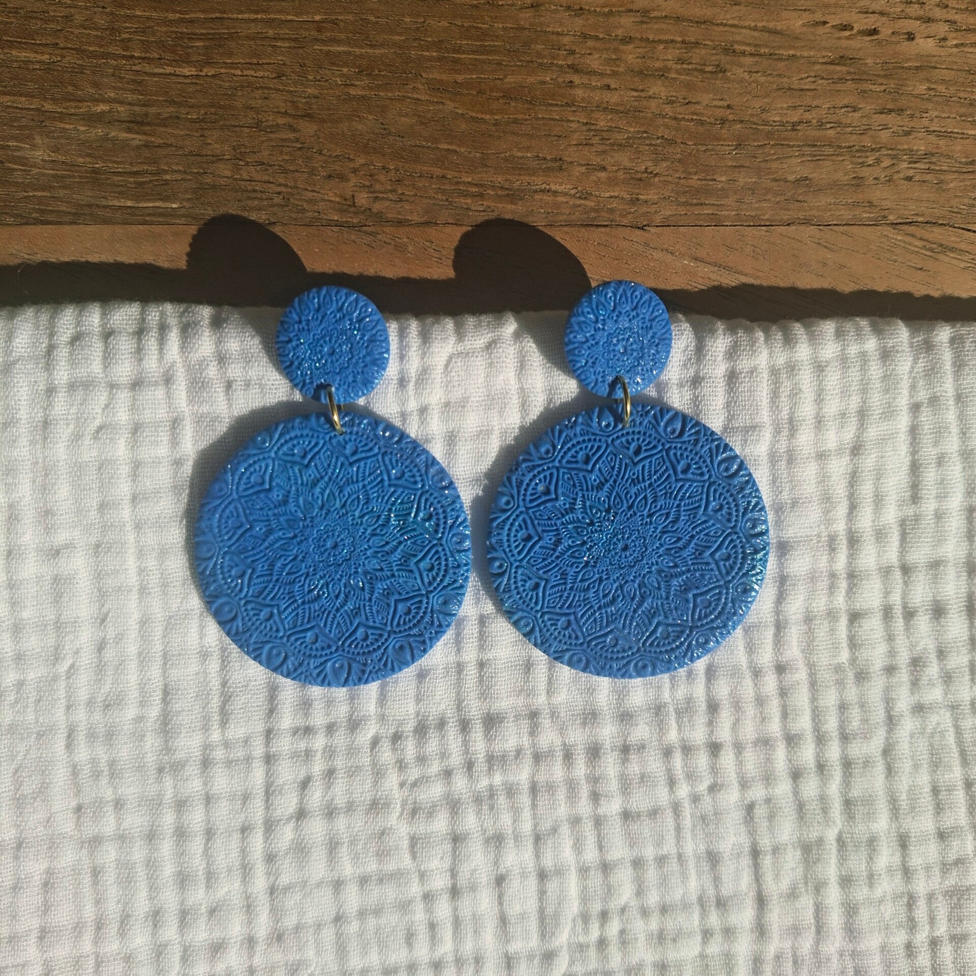 Oorbel Jeans flowers