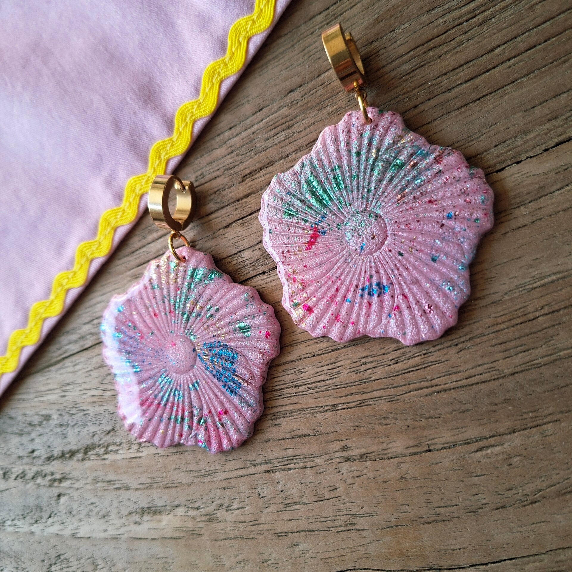 Oorbel Hibiscus sparkles